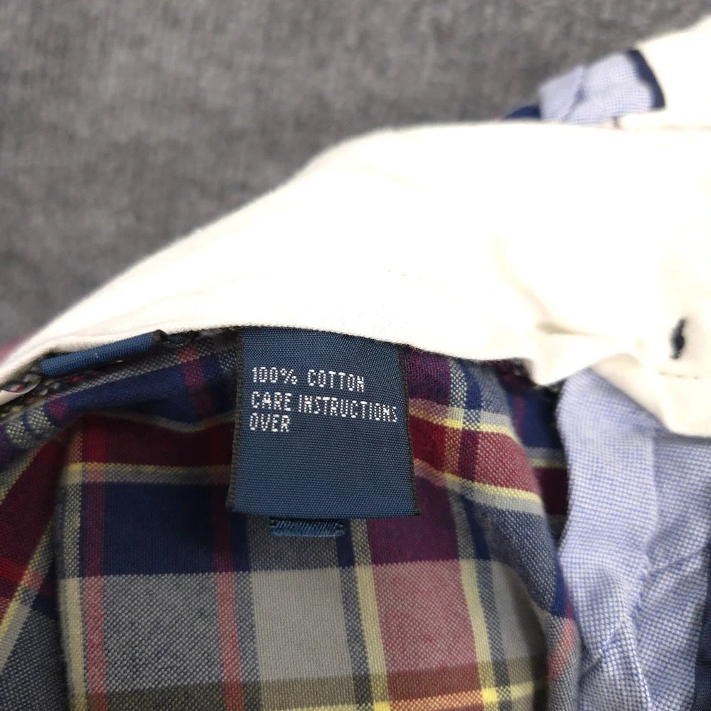 Polo Ralph Lauren Shorts Mens 40 Madras Plaid Chino Preppy Casual 10